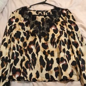 Cheetah blouse